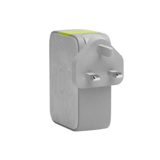 InstantCharger 100W 4 USB - White - Ultra-powerful USB-C and USB-A GaN PD charger - Detailshot 2 image number null