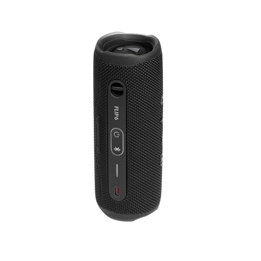 JBL Flip 6 - Black - Portable Waterproof Speaker - Back image number null
