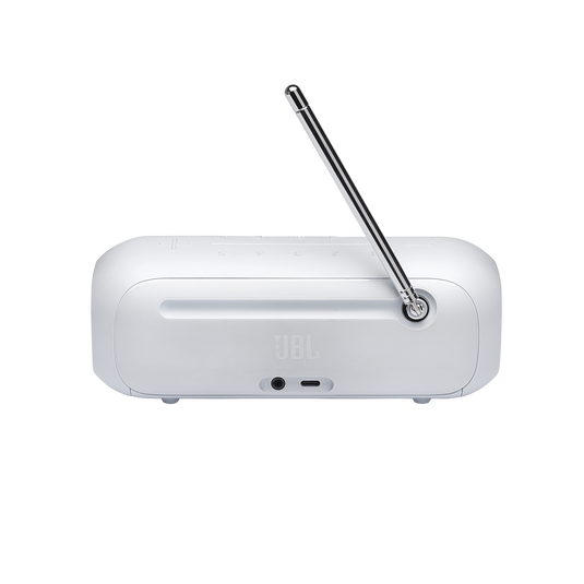 JBL Tuner 2 - White - Portable DAB/DAB+/FM radio with Bluetooth - Back image number null