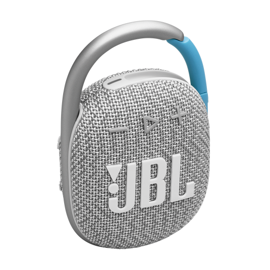 JBL Clip 4 Eco - White - Ultra-portable Waterproof Speaker - Hero image number null