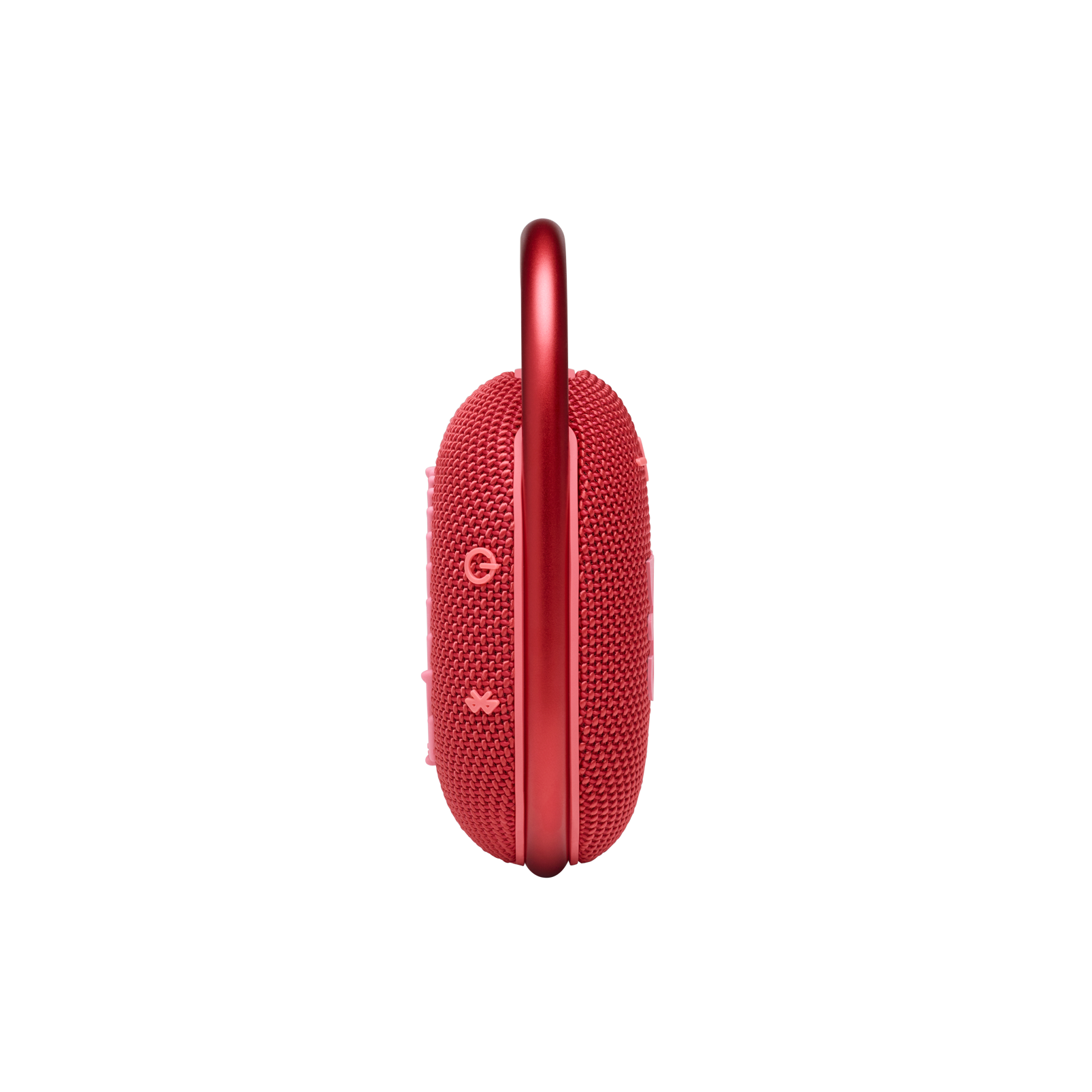 JBL Clip 4 - Red - Ultra-portable Waterproof Speaker - Left