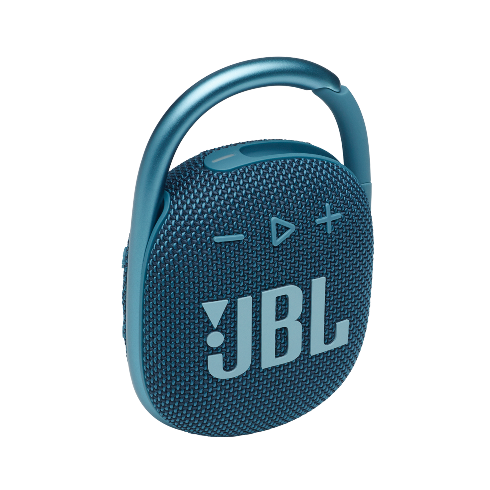 JBL Clip 4 - Blue - Ultra-portable Waterproof Speaker - Hero