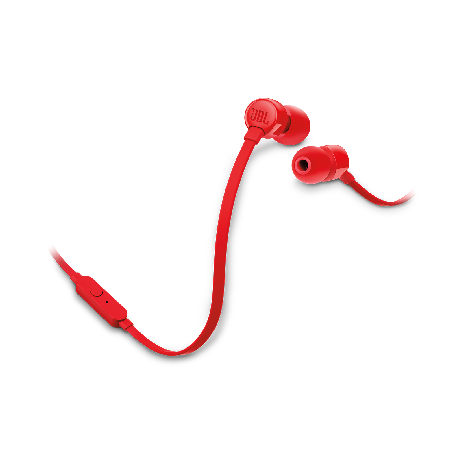 JBL Tune 110 - Red - In-ear headphones - Hero